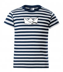 Detské námornícke tričko - Papierová lodička