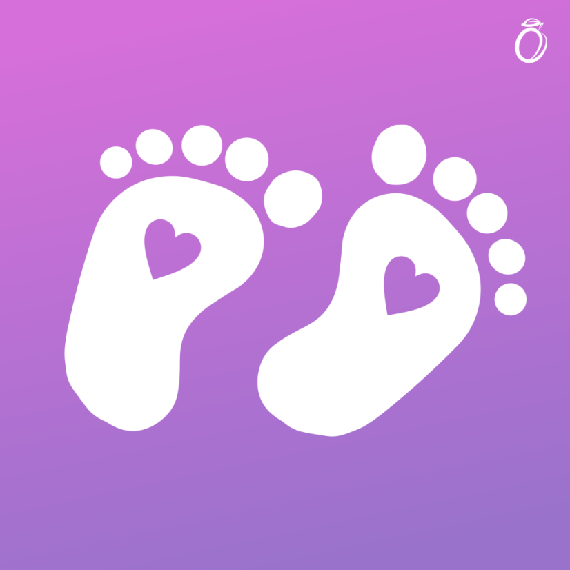 Těhotenské tričko - Nožičky se srdíčkem