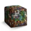 Taburet Cube Blocks Abstract: 40x40x40 cm