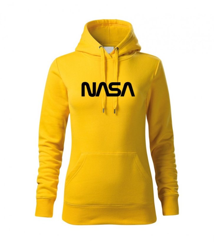 Dámská mikina - NASA - Black - Barva: Žlutá
