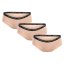 3PACK dámské kalhotky Lee Cooper béžové (PO41046) - Velikost: S