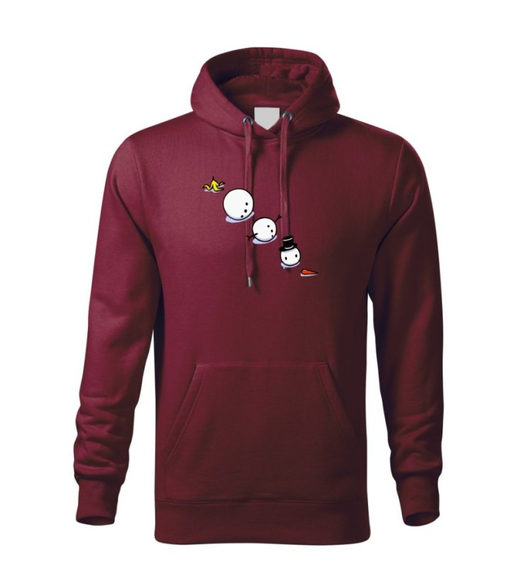 Pánská vánoční mikina - Sněhulák a banán