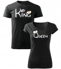 Párové tričká - Mouse - king&queen