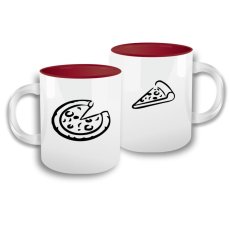 hrnky pro páry - pizza - povidlo