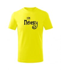 Svadobné detské tričko - Silueta - Tím nevesty