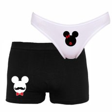 spodní prádlo pro páry - mouse couple - povidlo