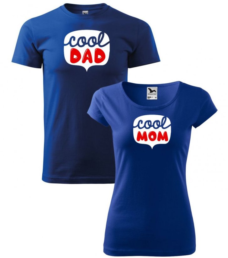 Párové tričká - Cool mom Cool dad - Dievčatko