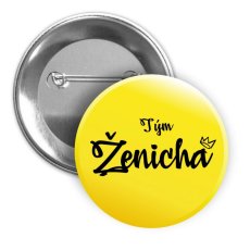 Svatební placka - KORUNKA - Tým ženicha
