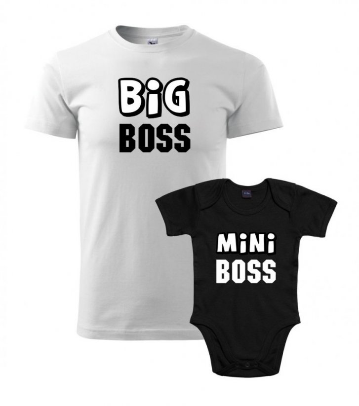 Rodinný set - Pánské tričko a Body - Mini boss