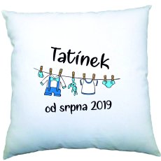 Polštářek - tatínek od... chlapeček