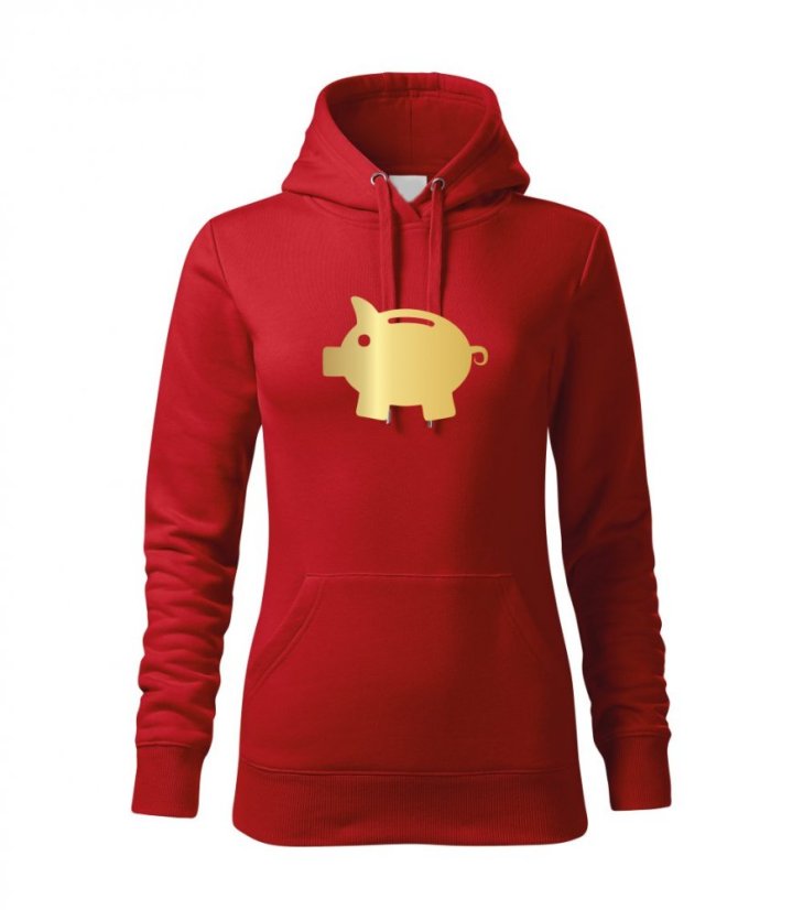 Dámská vánoční mikina - Zlaté prase Dámská vánoční mikina - Zlaté prase