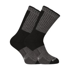 3PACK ponožky Nedeto vysoké zimní černé (3NWC1)
