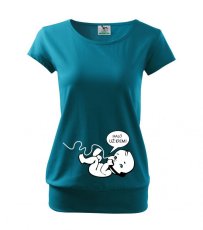 Tehotenské tričko - Haló, už idem!