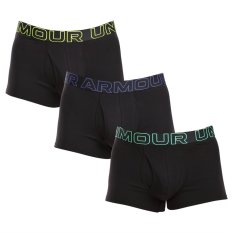 3PACK pánské boxerky Under Armour černé (1383891 002)