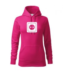 Mikina dámská - Zásuvka - Purpurová - velikost XS