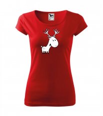 tričko s vánočním motivem - jelen - Povidlo