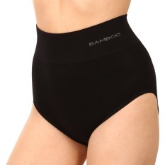 Dámské stahovací kalhotky Gina bambusové černé (00040)