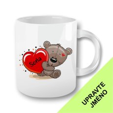 hrnky pro zamilované - méďa se srdíčkem - povidlo