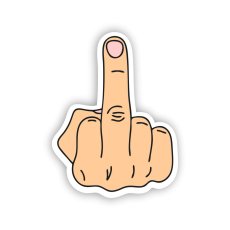 Samolepka na auto - Fuck off