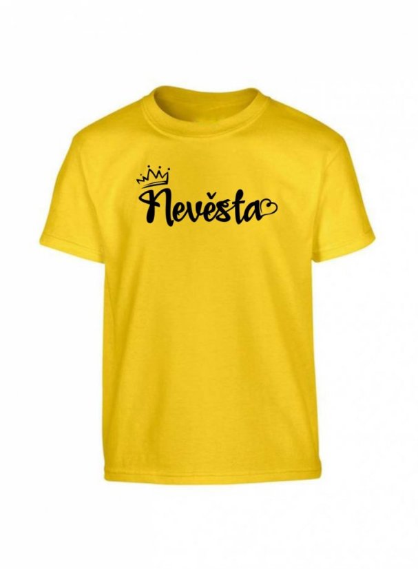 Nadměrná velikost - Svatební tričko - Nevěsta Nadměrná velikost - Svatební tričko - Nevěsta