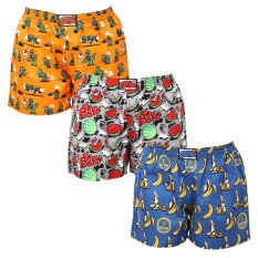 3PACK dámské trenky na spaní Styx vícebarevné (3DTD13199)