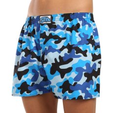 Pánské trenky Styx art klasická guma maskáč modrý (A1850)