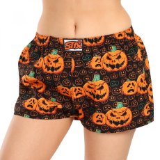 Dámské trenky Styx art klasická guma Halloween dýně (K1755)