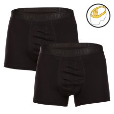 2PACK pánské boxerky Pietro Filipi balls holder černé (2BCL001)