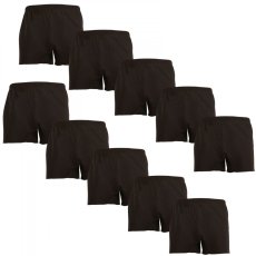 10PACK pánské trenky Nedeto černé (10NDTT001) 3XL