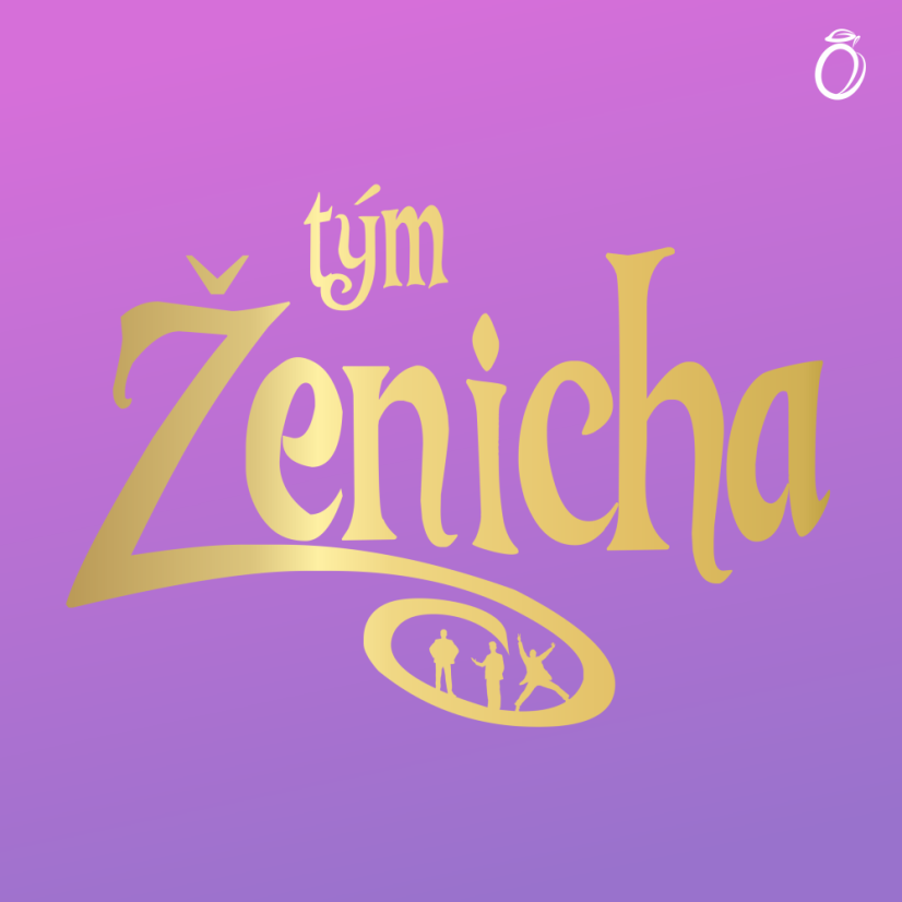 Svatební tričko - SILUETA - Tým ženicha