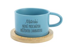 Hrnek makronka - Mateřská není procházka růžovou zahradou