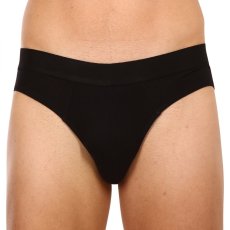 5PACK pánské slipy Nedeto černé (5NDTS001) XL