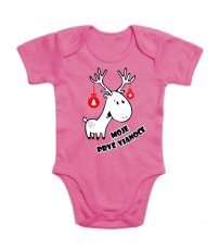 Vianočné body - Jeleň s ozdobami - Moje prvé Vianoce