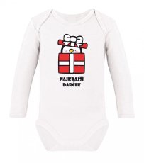 Detské body s dlhým rukávom - Najkrajší darček