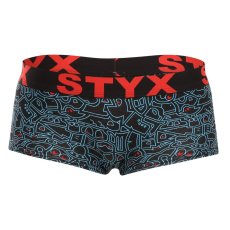 Dámské kalhotky Styx art s nohavičkou doodle (IN1256)