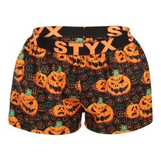 Dámské trenky Styx art sportovní guma Halloween dýně (T1755)