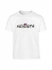 Nadměrná velikost - Svatební tričko  - Nevěsta