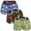 3PACK dámské trenky Styx art sportovní guma vícebarevné (3T17134) - Velikost: M