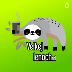 Nažehlovací motiv - Lenochod (pánské)