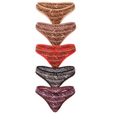 5PACK dámská tanga Fine woman vícebarevná (807)
