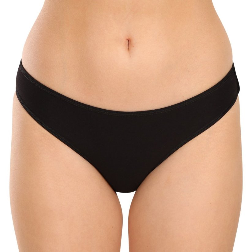 3PACK dámské kalhotky Nedeto černé (3NK01) - Velikost: XXL