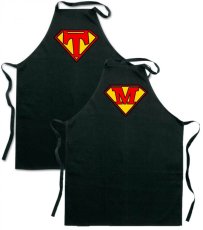 Párové zástery - Supertato a supermama