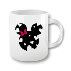 Hrnček pre zamilovaných - Mouse srdiečka