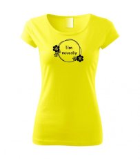 Svadobné tričko - Kvietky - Tím nevesty