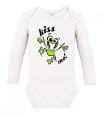 Dětské body s dlouhým rukávem - Kiss Me