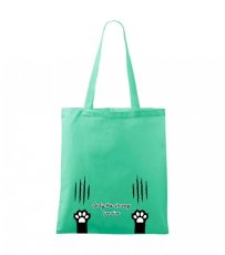 plátěná taška s potiskem - cat strong survive - Povidlo