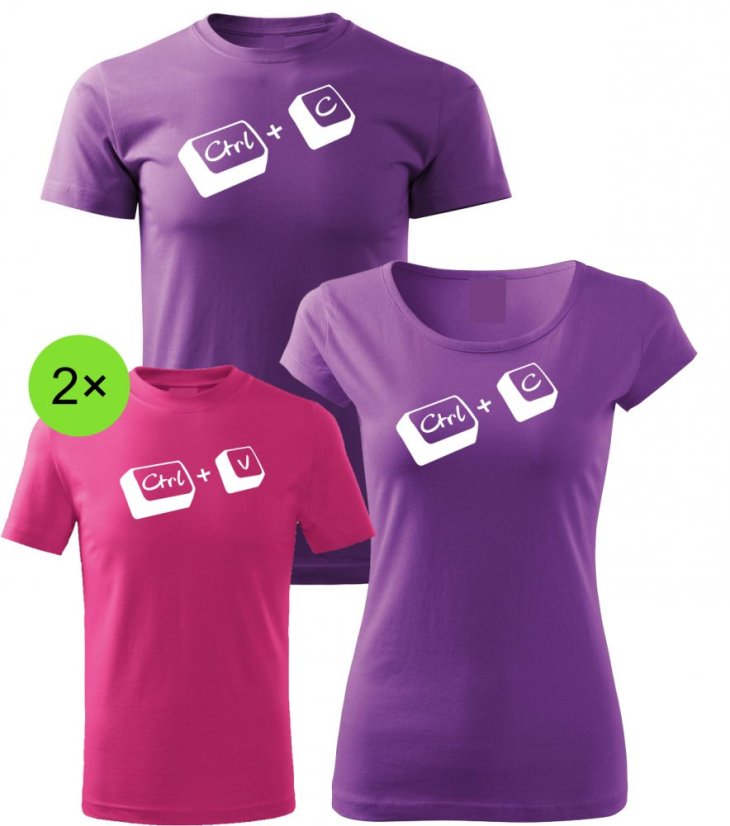 Rodinný set - 4x tričko - Kopie