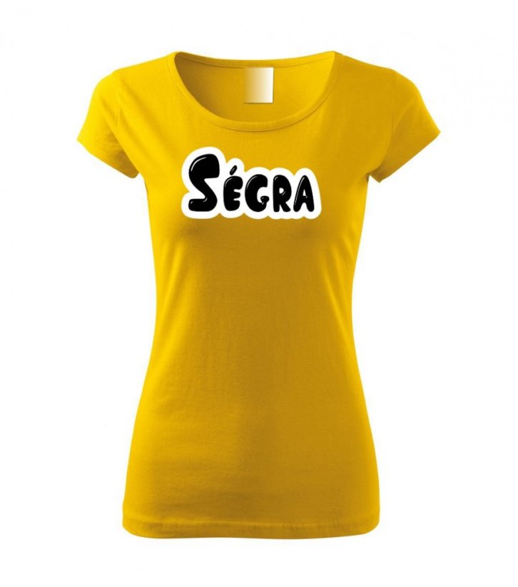 Dámské tričko pro ségru - Barva: Žlutá