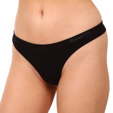Dámská tanga Gina bambusová černá (05014-MxC)