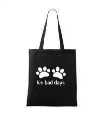 plátěná taška s potiskem - Ťapky no bad days - Povidlo